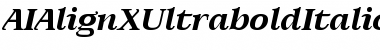 Download AIAlign Italic Font Title Preview