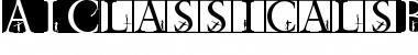 Download AIClassicalsBPlus Regular Font Title Preview
