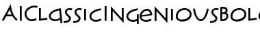 Download AIClassicIngeniousBold Bold Font Title Preview