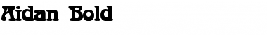 Download Aidan Bold Font Title Preview