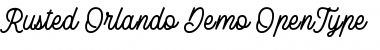 Download Rusted Orlando Demo Regular Font Title Preview