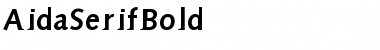 Download AidaSerif Regular Font Title Preview