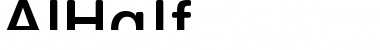 Download AIHalf Regular Font Title Preview