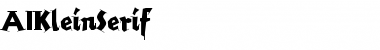 Download AIKleinSerif Regular Font Title Preview