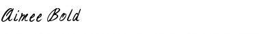 Download Aimee Bold Font Title Preview