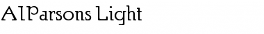 Download AIParsons Light Font Title Preview