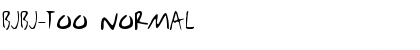 Download BjBj-TOO Normal Font Title Preview