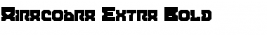 Download Airacobra Extra Bold Extra Bold Font Title Preview