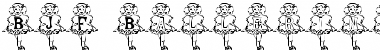 Download BJF Ballerina BJF Ballerina Font Title Preview