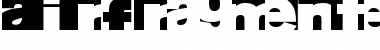 Download AirFragmented Regular Font Title Preview