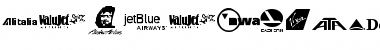 Download Airline Logos Past and Present Regular Font Title Preview