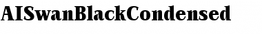 Download AISwan Black Condensed Font