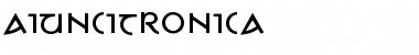 Download AIUnciTronica Regular Font Title Preview