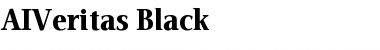 Download AIVeritas Black Font Title Preview