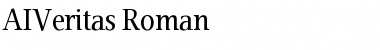 Download AIVeritas Roman Font Title Preview