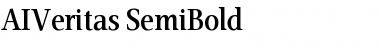 Download AIVeritas SemiBold Font Title Preview