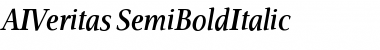 Download AIVeritas SemiBold Font Title Preview