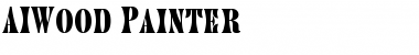 Download AIWood Regular Font Title Preview