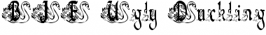 Download BJF Ugly Duckling Regular Font Title Preview