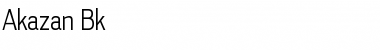 Download Akazan Book Font Title Preview