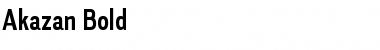 Download Akazan Bold Font Title Preview