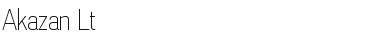 Download Akazan Light Font Title Preview