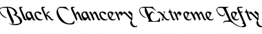 Download Black Chancery Extreme Lefty Regular Font Title Preview