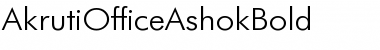 Download AkrutiOfficeAshok Bold Font Title Preview