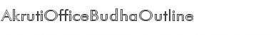 Download AkrutiOfficeBudha Outline Font Title Preview