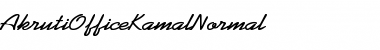 Download AkrutiOfficeKamal Normal Font Title Preview