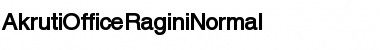 Download AkrutiOfficeRagini Normal Font Title Preview