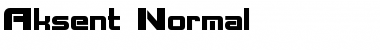 Download Aksent Normal Font Title Preview