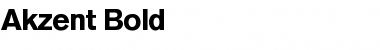 Download Akzent Bold Font Title Preview