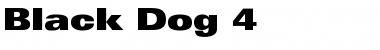 Download Black Dog 4 Regular Font Title Preview