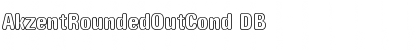 Download AkzentRoundedOutCond DB Bold Font Title Preview