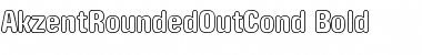 Download AkzentRoundedOutCond Bold Font Title Preview