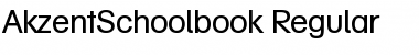 Download AkzentSchoolbook Regular Font Title Preview