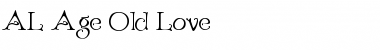 Download AL Age Old Love Regular Font Title Preview