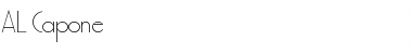 Download AL Capone Regular Font Title Preview