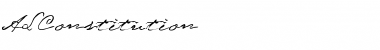 Download AL Constitution Regular Font Title Preview