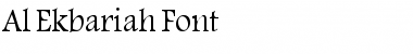 Download Al Ekbariah Font Regular Font Title Preview