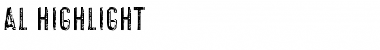 Download AL Highlight Regular Font Title Preview