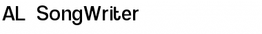 Download AL SongWriter Regular Font Title Preview
