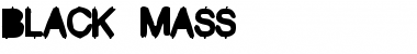 Download Black Mass Regular Font Title Preview