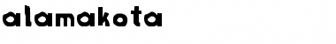 Download alamakota Regular Font Title Preview
