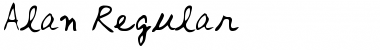 Download Alan Regular Font Title Preview