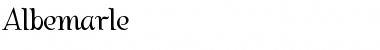 Download Albemarle Regular Font Title Preview