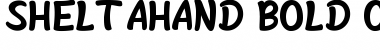 Download Shelta Hand* Bold Font Title Preview