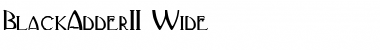 Download BlackAdderII Wide Italic Font Title Preview