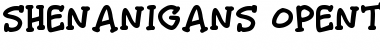 Download Shenanigans Regular Font Title Preview